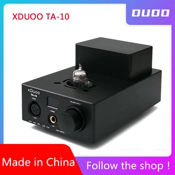

XDUOO TA-10 AK4490 XMOS USB DSD DAC 12AU7 Tube Headphone Amplifie USB connection to computer or laptop