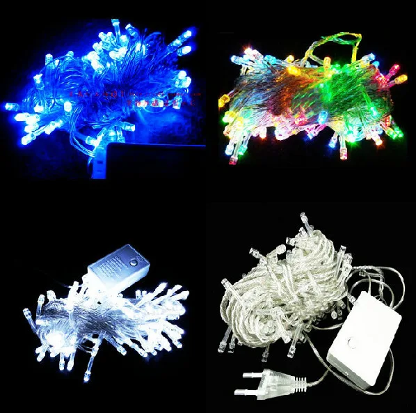 Christmas Supplies LED String Lights Flashing Light Christmas Lighting Chain Decorative Lights Starry Lighting Chain 10 Off-whit