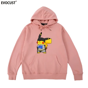 

Batman VS Pikachu Funny Vaporwave Japanese Cool Anime Pokemon Hoodies Sweatshirts men women unisex Cotton