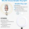 26 33CM Video Lights Dimmable Light Selfie LED Ring Light USB Ring Lighting Lamp With Tripod Stand To Make Youtube Ringlight 3