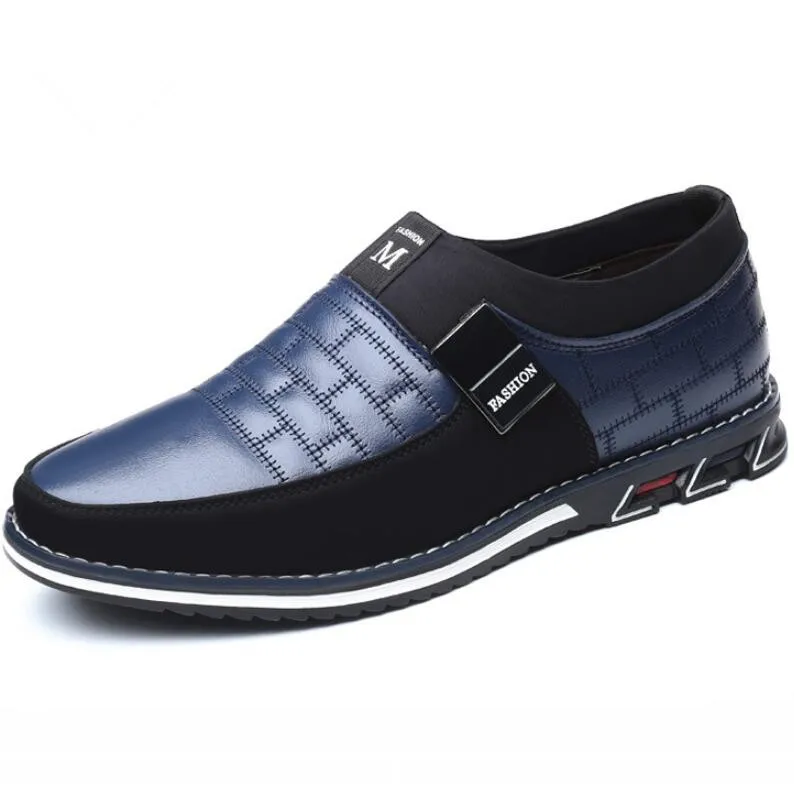 Dropshipping new men's Cowhide leather shoes fashion set of Designer men's shoes loafers zapatos de hombre men sneakers shoes Dropshipping new men's Cowhide leather shoes fashion set of Designer men's shoes loafers zapatos de hombre men sneakers shoes