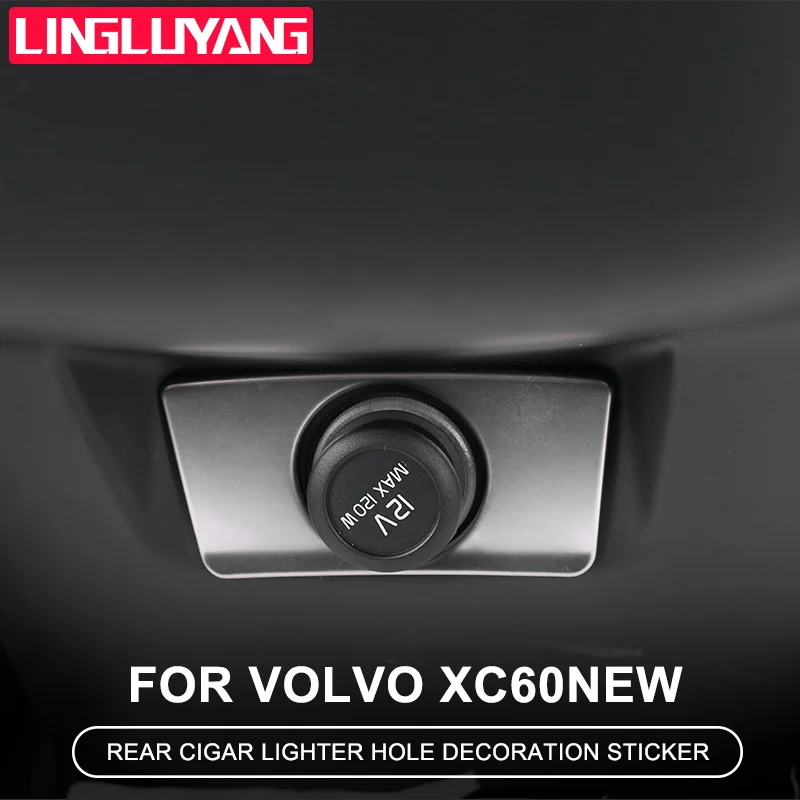 Для volvo xc60 Декоративные наклейки для украшения интерьера автомобиля заднего ряда прикуривателя xc60