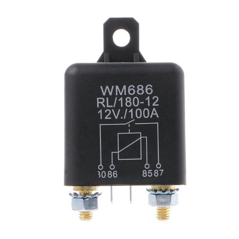 

Drop Shipping 12V 100Amp Start Relay 4Pin Heavy Duty ON/OFF Switch Split Charge Relay For Car