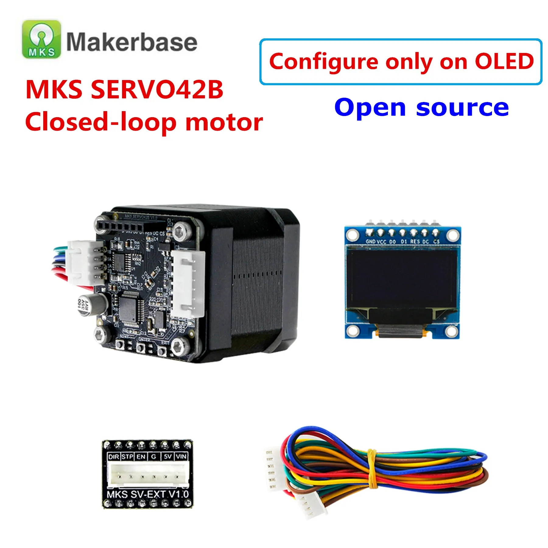 Najtaniej MKS SERVO42A SERVO42B silnik krokowy z zamkniętą pętlą silnik krokowy SMT32 obwód zamknięty silnik serwomotor do drukarki 3d Nema 17