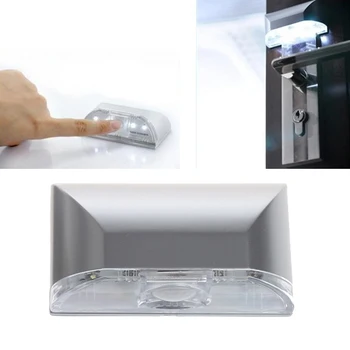 

PIR Infrared IR Wireless Auto Sensor Motion Detector Keyhole Light 4 LED Lamp Q0KF