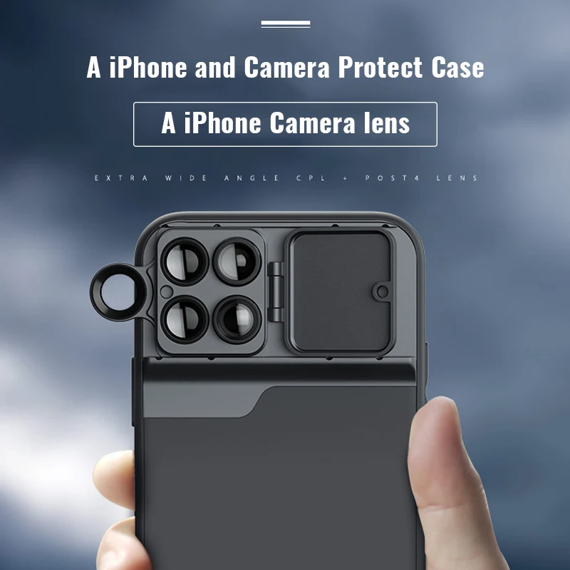 2019 новый 5 в 1 объектив камеры мобильного телефона для iPhone 11/11 pro/11 pro max Макро Рыбий