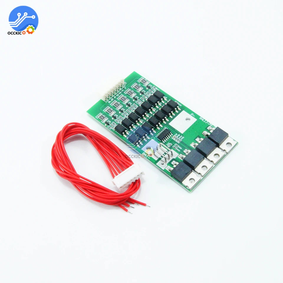 BMS 7S 20A 4V 18650 плата зарядного устройства для литий ионной батареи блок питания
