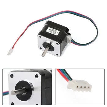 

Areyourshop 34mm Metal Nema 17 Stepper Motor 7oz 1.5A 12/24V 42 34 1.8° for 3D Printer CNC