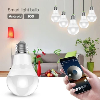 

Smart Home 7W WiFi Smart Bulb For Google Alexa Home Assistant App Control Original Wifi Smart LED Light Bulb Automation Modules