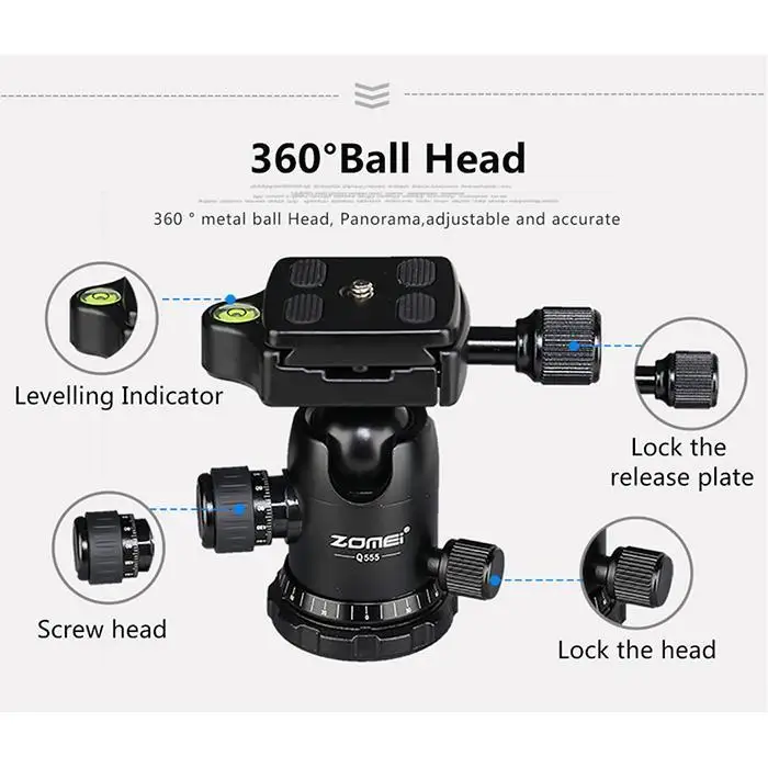 Гибкий складной штатив для камеры крепление 6-10 кг телефон GoPro аксессуары гибкий, черный