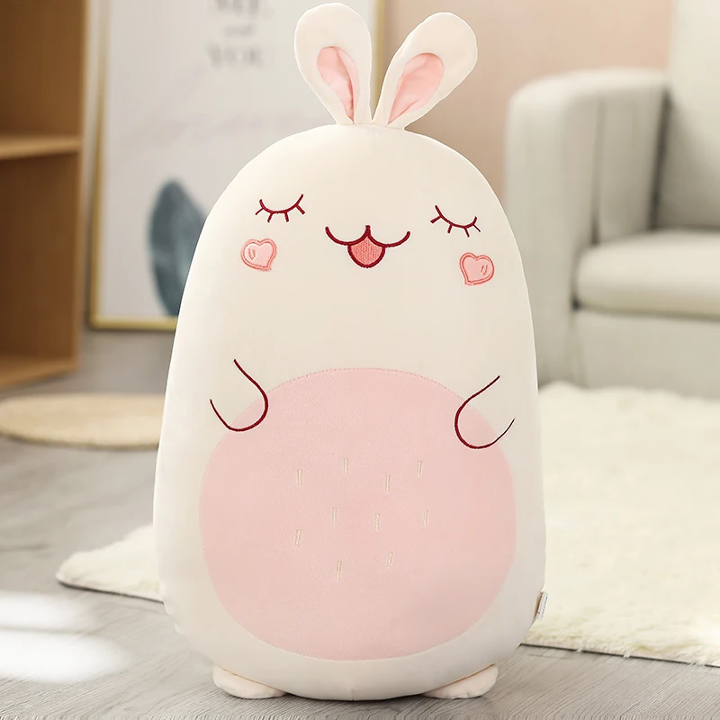 thumbnail image 1 of Juguete blando de 45/80 cm, animal kawaii, dinosaurio gordo, perro Shiba Inu, almohada de peluche, lindo muñeco de conejo, cojín para dormir para niñas, 1 of 5
