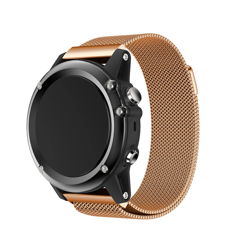 26mm Milan Quick Release strap For Garmin Fenix 5X/5X Plus frontier/classic band For Garmin Fenix 3/3 HR Watch band accessories 26mm Milan Quick Release strap For Garmin Fenix 5X/5X Plus frontier/classic band For Garmin Fenix 3/3 HR Watch band accessories