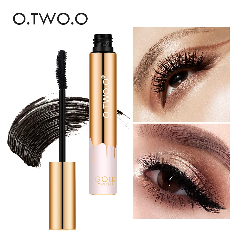 3D-Faserwimpern, dichte, verlängernde Mascara, lange schwarze Wimpern, Wimpernverlängerung, Wimpernbürste, Make-up-Profi-Augenkosmetik_voghion.com