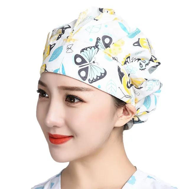 Gorro De Matorral C Hat Con Botones Gorro Bouffant Con Banda Gorro De Matorral C Hat Con Botones Gorro Bouffant Con Banda