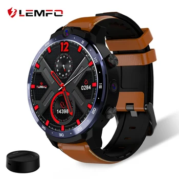 

LEMFO LEM12 Smart Watch 4G Face ID 1.6 inch Full Screen OS Android 7.1 3G RAM 32G ROM LTE 4G Sim GPS WIFI Heart Rate Men Women