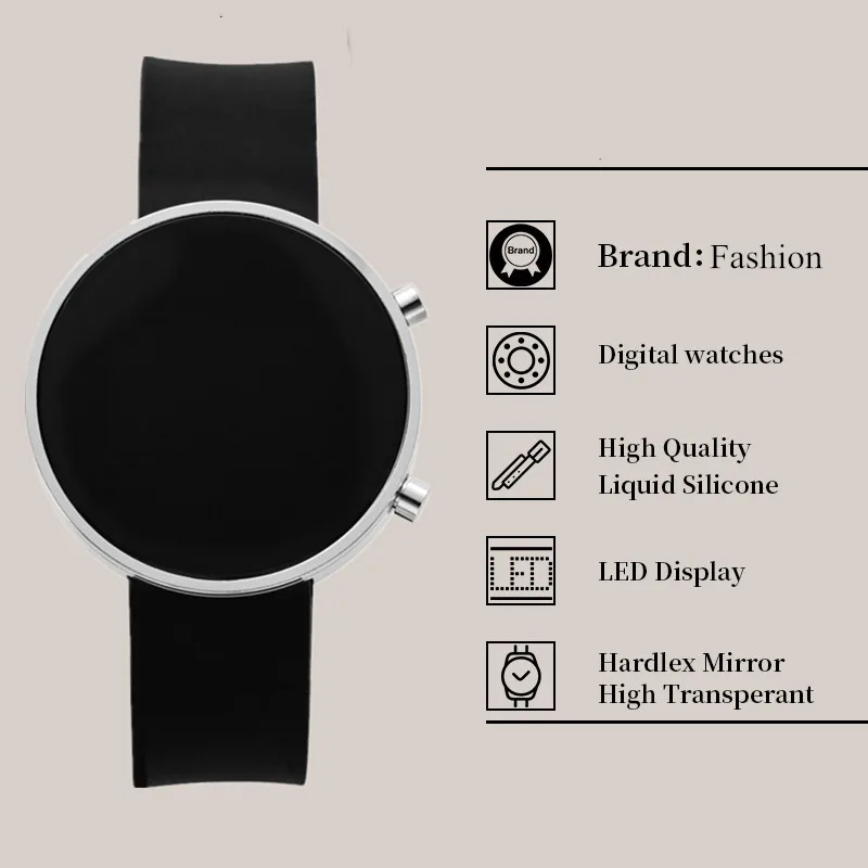 Children's Digital Watch Fashion Pink Strap Sports Electronic Wrist Watches Boys Girls Cute Cartoon Clock Kids Baby Gifts Reloj