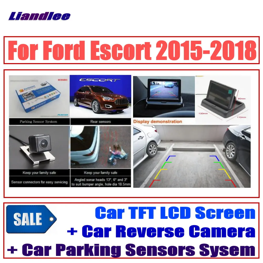 Для Ford Escort 2015-2018 Автомобильный дисплей заднего вида/стандартная камера/цифровая