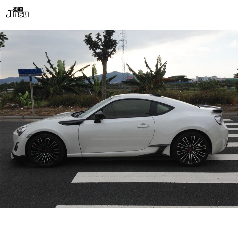 Автомобильный Стайлинг GT86 боковая юбка бампер для Toyota Subaru BRZ боковой спойлер 2012