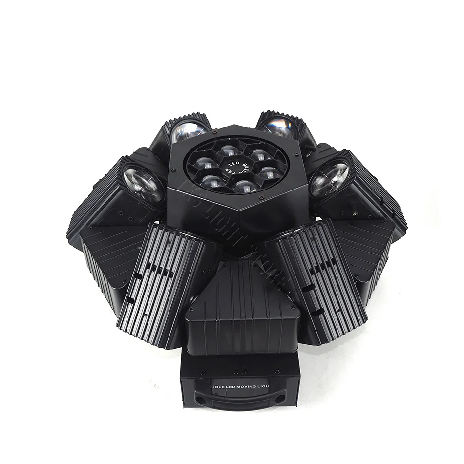 Светодиодный освещение DMX512 с вращающейся подвижной головкой светодиодный сценический эффект лампы 6x30 Вт RGBW световой луч для сцены для DJ диско День рождения свадьба