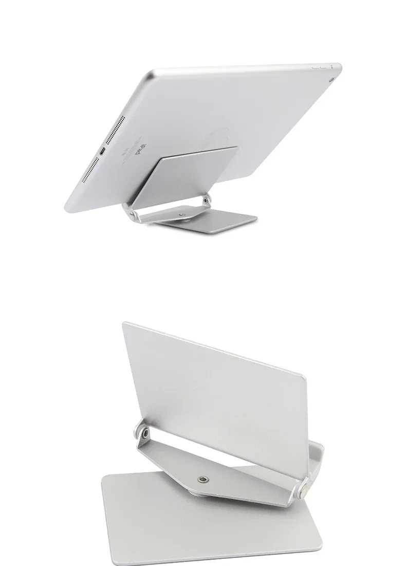 Алюминий 360 Вращающийся кровать стол держатель Подставка для iPad 2/3/4 Air iPad мини iPad Tablet PC Стенд телефона под разными углами Портативный держатель