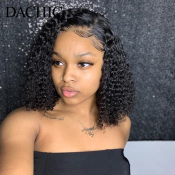 

Short Curly Bob Wigs For Black Women Pre Plucked Malaysia Curly Bob Lace Front Human Hair Wigs Hair Lace Wig