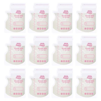 

30 Pcs 250ml Breast Milk Storage Bags Sealing Leakproof Bag Disposable Baby Milk Pouches with Scale
