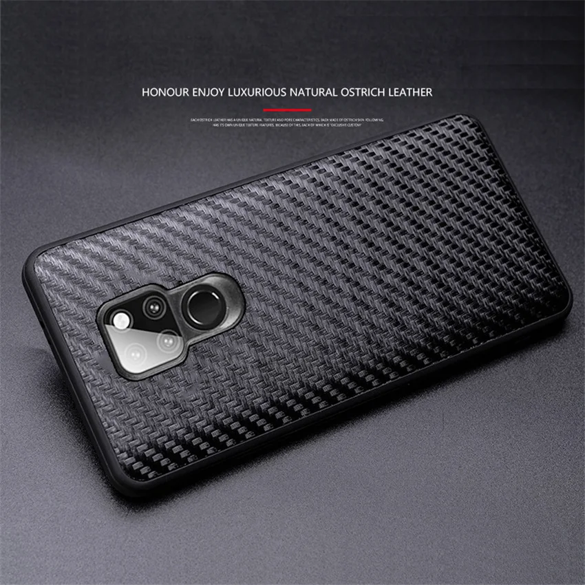Luxury Carbon Fiber Case For Huawei Mate 20 Shockproof Silicone 20X Pro Cover Full Protection Bumper | Мобильные телефоны и