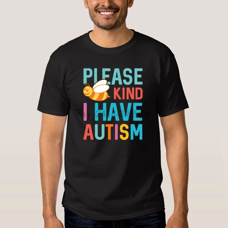 Мужские футболки дизайнерская футболка с надписью I Have Autism Mariniere Homme 2018 крутые