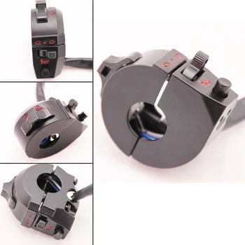

DC12V 7/8'' Motorcycle Handlebar Horn Turn Signal Light Control Switch Blinker Switch For Honda Yamaha Harley Kawasaki BMW