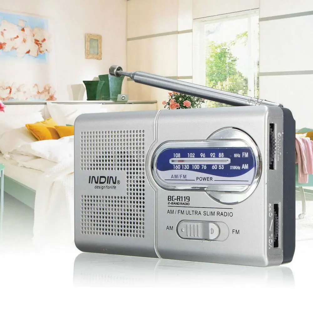 Портативная мини антенна AM/FM для наружного использования Высокоэффективная