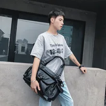 Dapper, Мужская модная кожаная дорожная сумка, сумка для ноутбука, деловая дорожная сумка, Мужская вместительная сумка для выходных, Повседневная сумка, сумка DF408