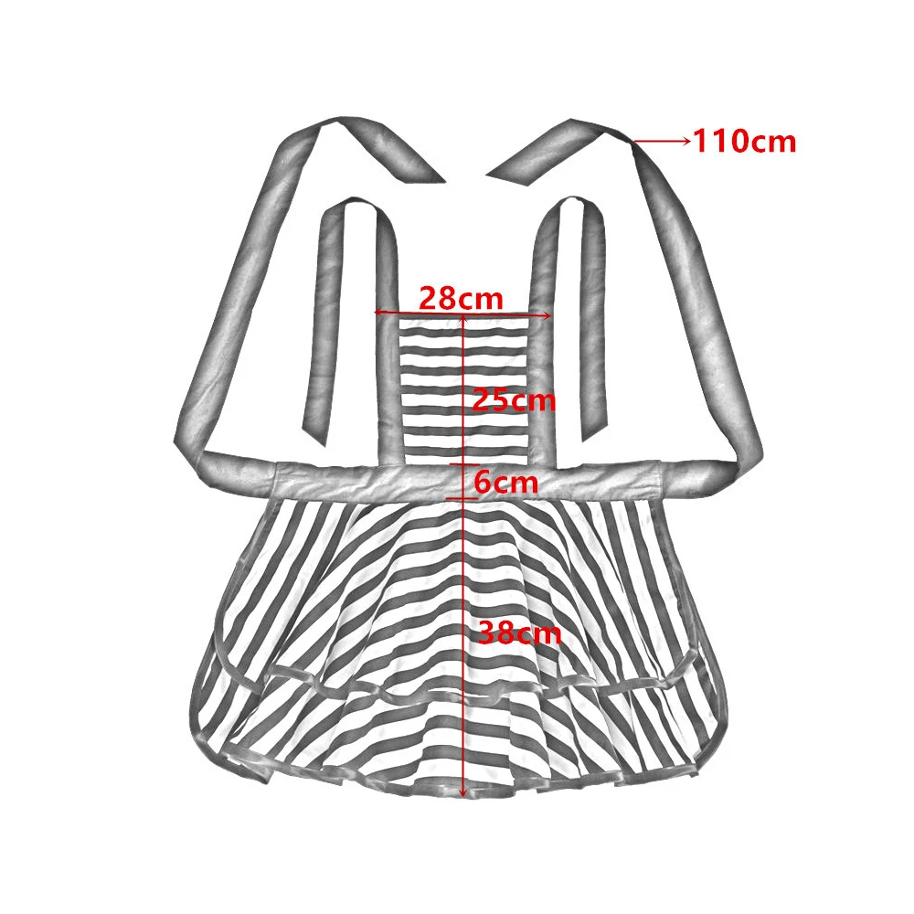Women Retro Cotton Dot Fashion Sexy Apron Dress Female Household Cleaning Home Daily Work Sleeveless Apron