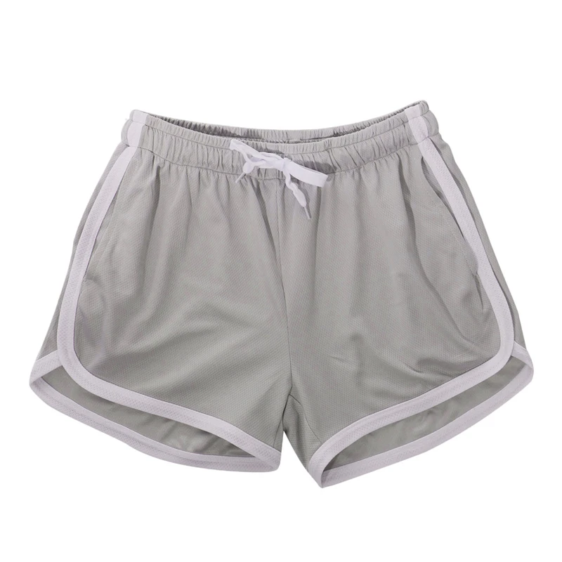 Summer Men's Quick Dry Sport Shorts - Fashion Solid Color, Slim Fit with Elastic Waistband