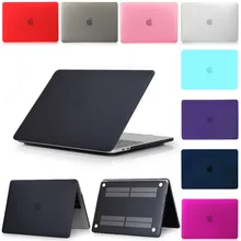 Fashion Matte Protective Sleeve Hard Cover Case for Apple MacBook Pro 13 15 With Retina Air 11 12 inch Black