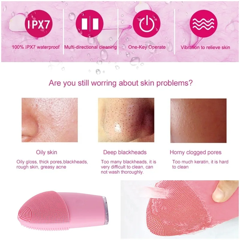 Electric Ultrasonic Skin Scrubber Foreoing USB Face Cleansing Brush For Washing Gel Cleanser Deep Cleansing Massage Machine (3)
