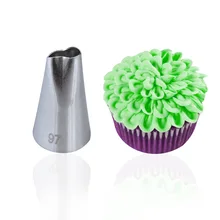 Пекарня корейский стиль украшения только маленький ультратонкий носик для украшения 97 обжимной волны лепестки роз рот