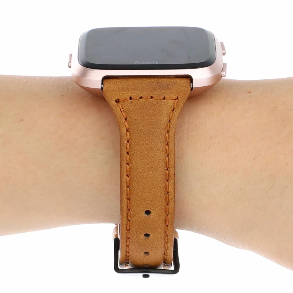 Кожаный ремешок на петлю для Fitbit Versa/Lite сменный браслет на запястье подходит для бит стих Браслет Смарт-часы аксессуары