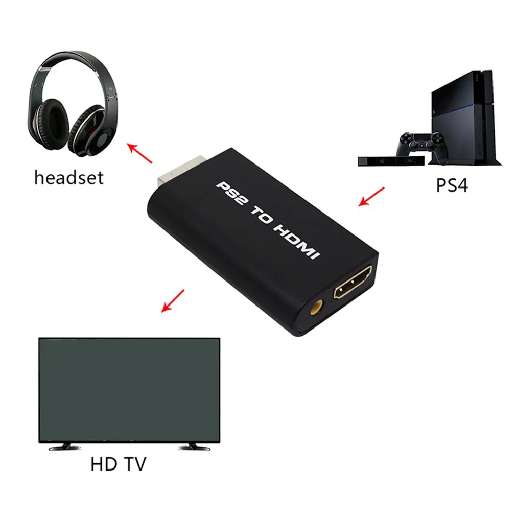 HDMI 480i/480 p/576i аудио-видео конвертер адаптер с 3,5 мм аудио