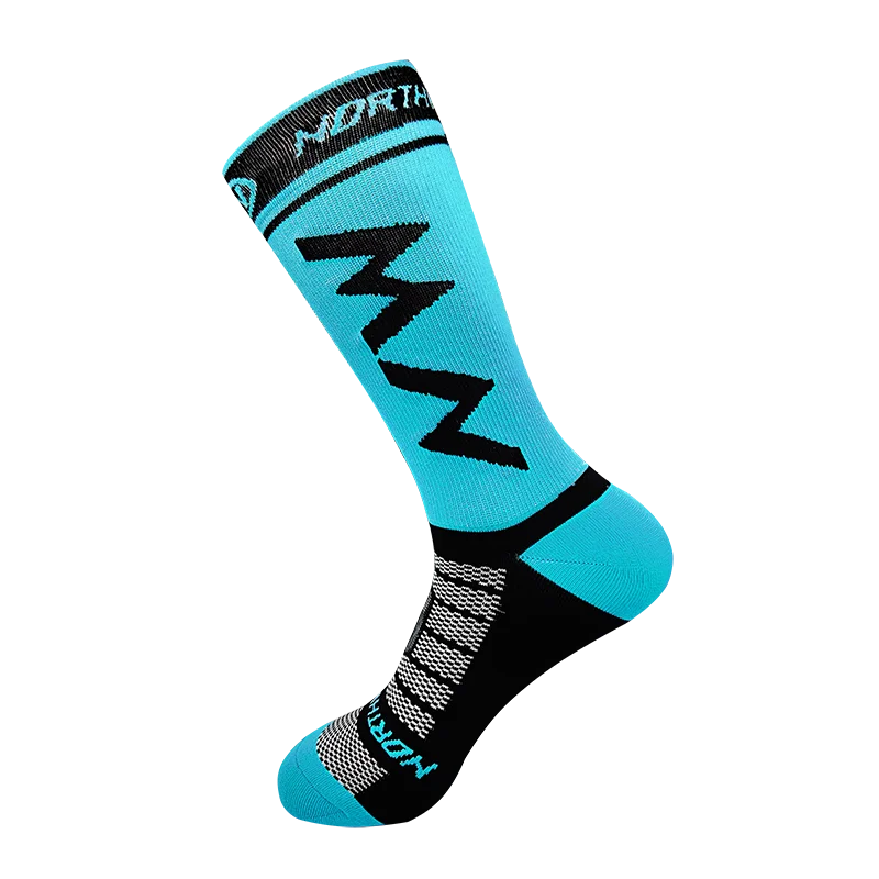 Blue Высококачественные профессиональные велосипедные носки MTB для мужчин и женщин, велосипедные носки, дышащие носки для шоссейного велосипеда, носки для спорта на открытом воздухе, гоночные носки - Цвет: Blue