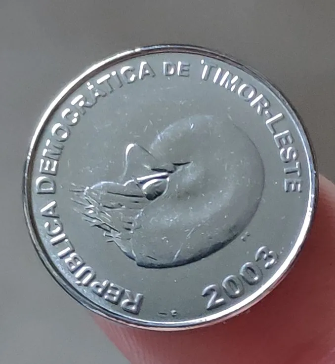 

17mm East Timor ,100% Real Genuine Comemorative Coin,Original Collection