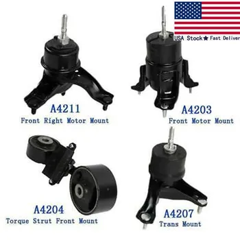 

4pcs Right Front Engine Motor & Trans Mount fits 04-08 Toyota Solara 2.4L A/T