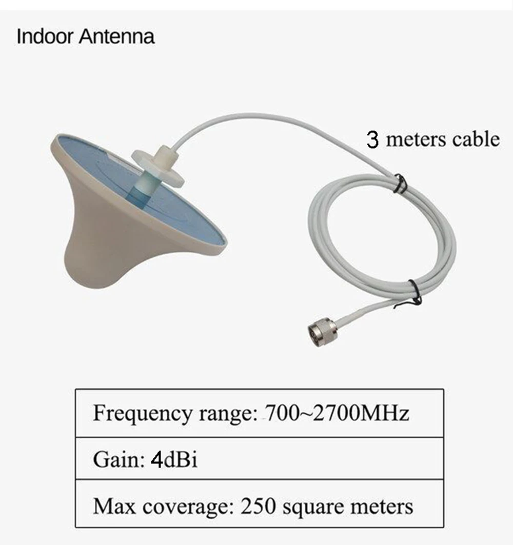 Russia 2G GSM repeater 900 3G 2100 Cell phone Signal amplifier Cellular Booster GSM WCDMA UMTS 2100 2G 3G 4G Signal Antenna (33)