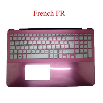 

Laptop Palmrest with FR NE GR BE HU BG GK keyboard For SONY For VAIO SVF15A Series pink 5JGD6PHN050 5JGD6PHN090 V141306CK1