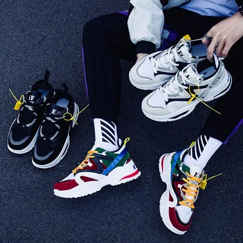 

2020 Men Chaussure Homme Zapatillas Hombre Deportiva Mens Shoes Casual Chunky Fashion Trainers Tenis Masculino Adulto Sneakers