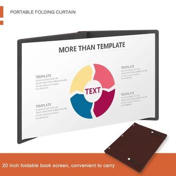 

20 Inch HD Projector Screen Portable Video Screen Widescreen Foldable Anti-Crease Indoor Outdoor @M23