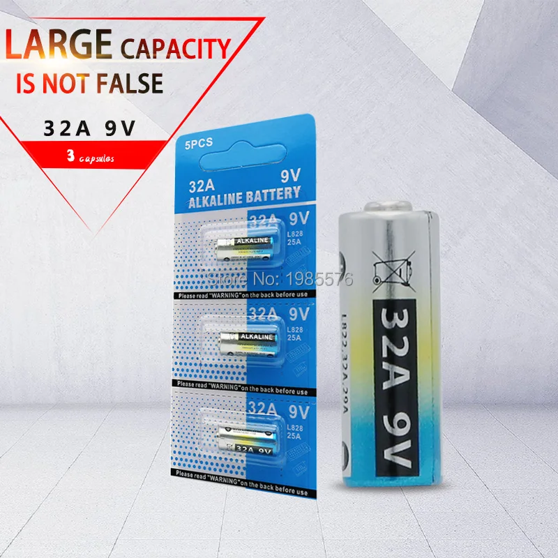 3 шт./лот 32A LR32 29A L822 9V аккумулятор для мотоцикла ключ дистанционного управления