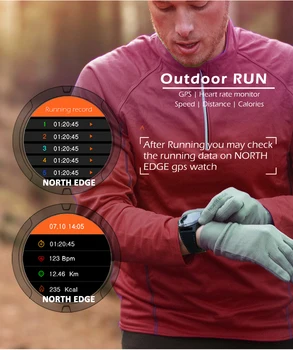 

Intelligent Outdoor Sports Heart Rate Bluetooth Watch , Gps Multi-Function Compass