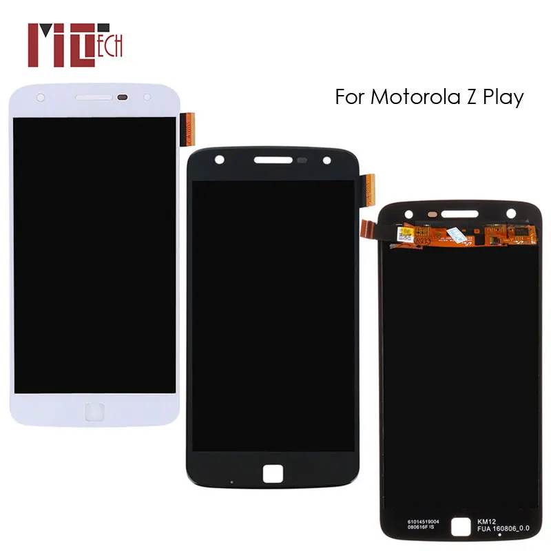 

LCD Display For Motorola Moto Z Play XT1635 5.5" Touch Screen Digitizer Assembly White Replacement Black No Frame 100% Tested