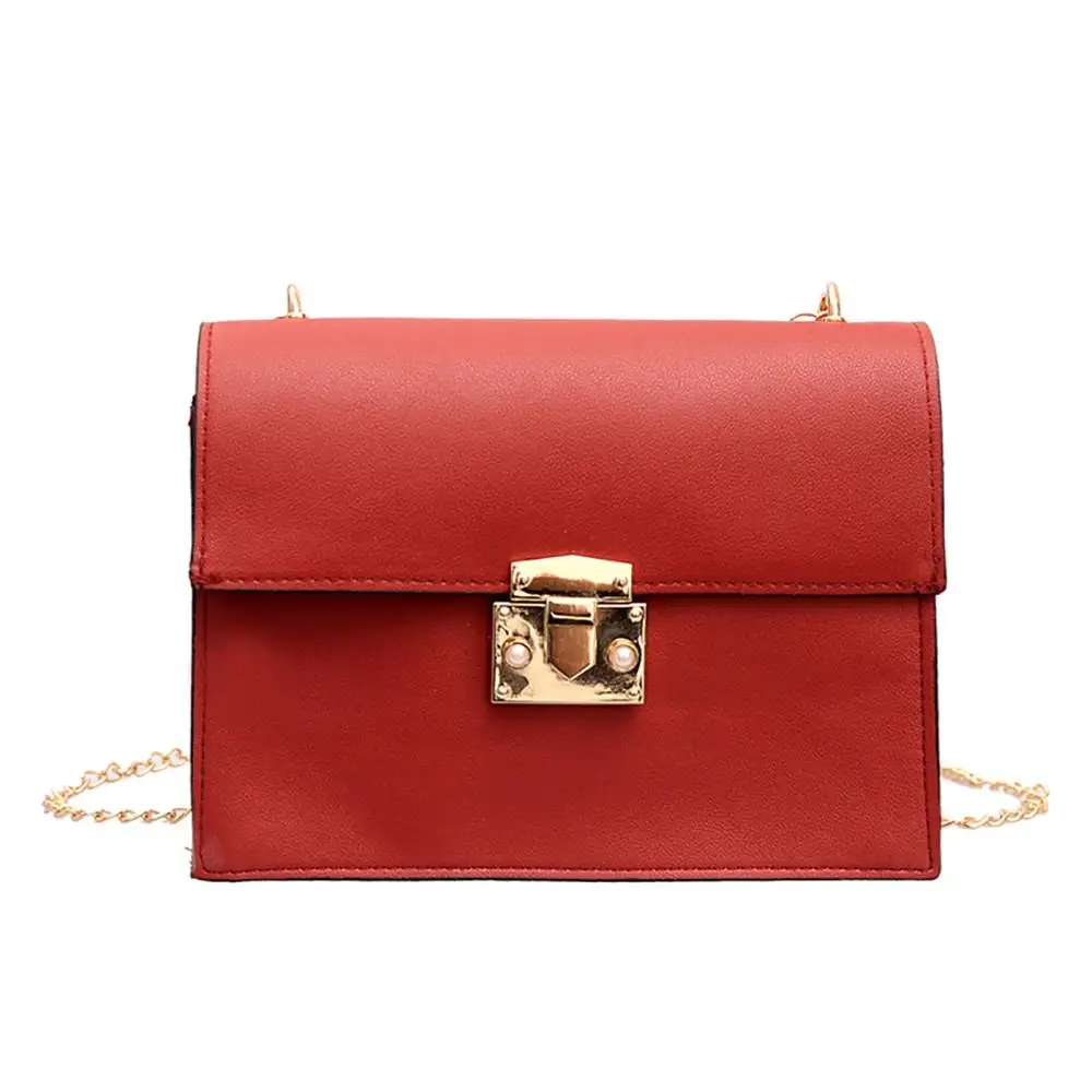 

Crossbody bag Messenger Bag Shoulder Bag Fashion leather Women Joker Chain bag bags for women 2019 bag Small Square Bag bolsos@