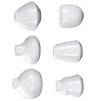 

6pcs Chic Unique Cute Useful Funny Ceramic Small Vase for Garden Outdoor Home